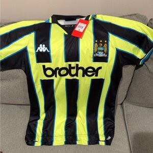 ⚽ Vintage Manchester City Away Jersey 1998/99 | Kappa x Brother | Size S